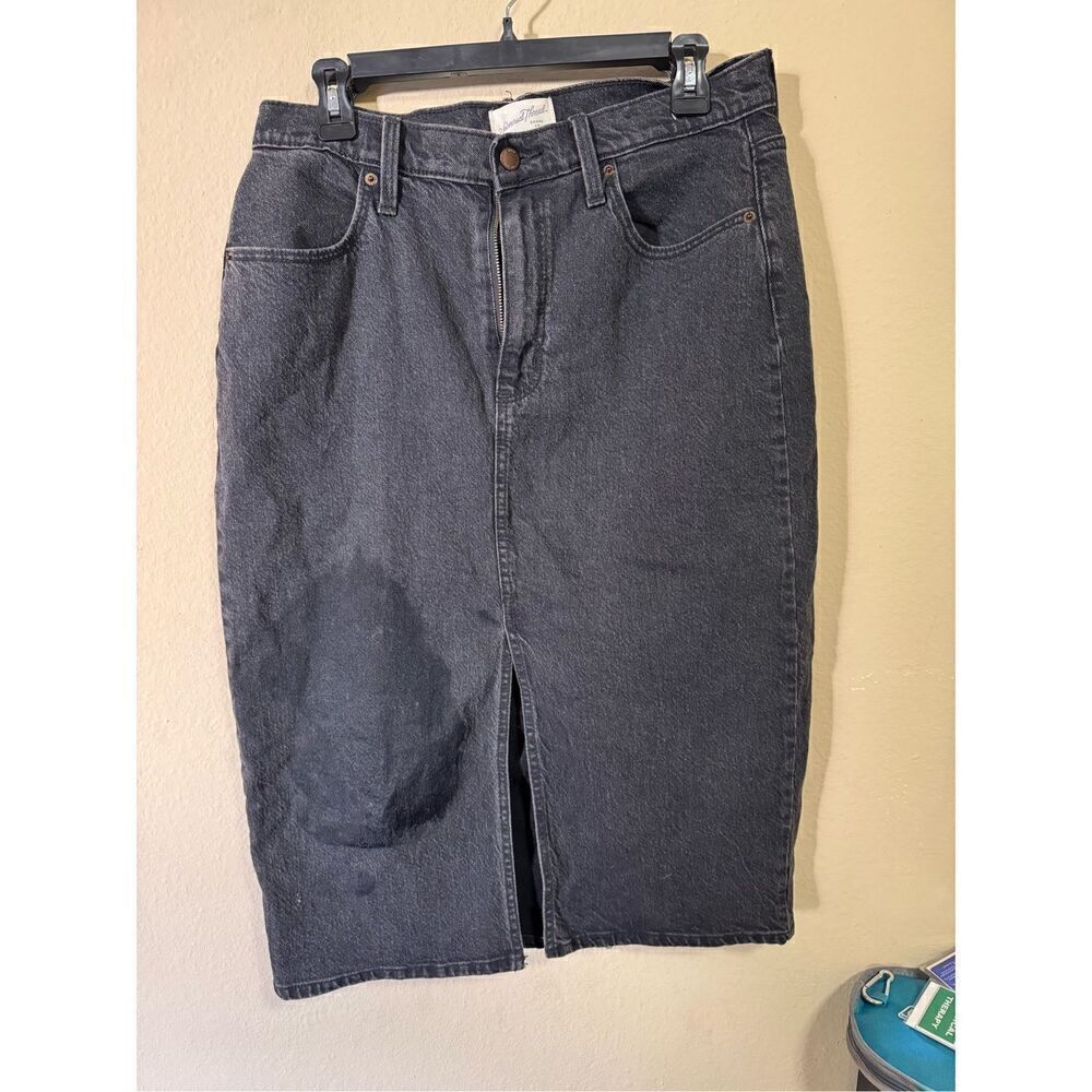 Universal threads midi Jean skirt